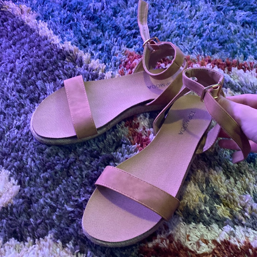 Tan sandals